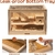 Jaula de Hámster de Madera Mewoo 60x40x40 cm con Accesorios - tienda online