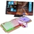 Conjunto Teclado Mecánico Ergonómico HEMOTON USB Retroiluminado - tienda online