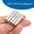 Imán de Barra LOVIMAG 10x5x2mm 120Pcs Neodimio Fuerte - tienda online