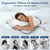 Almohada Cervical Ericbestseller Espuma Viscoelástica 63x37 cm - tienda online