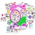 Paquete de Premios My Little Pony 10 Mini Juegos y Tatuajes - tienda online
