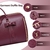 Bolsa de Ropa de Viaje para Mujeres 45L Cuero PU Rojo - tienda online