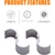 8 Piezas Shim de Manillar MWMNUN 22mm a 25mm Aluminio - tienda online