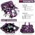 Bolso Tote YouNuo Púrpura 33x30x13 cm con Múltiples Bolsillos - tienda online