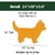 Alfombrilla para jaula de perro BALANCE 60x45cm resistente al agua - tienda online