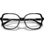 Montura de Gafas Michael Kors MK4111U Negra 56mm para Mujer - tienda online