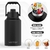 Botella de Agua Aislada WATERSY 2.57L Negra, a Prueba de Fugas - tienda online