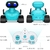 Robot RC ALLCELE Recargable con Música y Ojos LED - Azul - tienda online