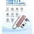 Imagen de Hub USB C FORIDA 7 Puertos HDMI 4K 100W PD 10Gbps