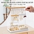 Imagen de Organizador de Joyería DreamGenius Blanco 4 Niveles con Soporte