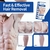 Imagen de Cintas de Cera Beauty7 para Hombres - Kit 20 Cintas y 4 Toallitas