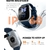 Imagen de Reloj Inteligente Paybay Y7 Azul IP68 Llamadas y Fitness
