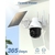 Imagen de Cámara de Seguridad Solar AOSU C9L 2K Inalámbrica 360° - Paquete de 2