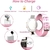 Imagen de Reloj Pedométrico Digital Focwony Rosa/Blanco para Niños