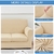 Imagen de Funda de Sofá Stretch Keyroal Beige 2 Piezas Lavable
