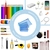 Imagen de Bolsa de Malla con Cremallera Pendancy 5pcs Nylon Azul A4 A5 A6