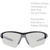 Imagen de Gafas de Tiro Howard Leight Uvex Acadia R-02216 Antirayaduras