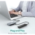 Imagen de Hub USB C 4 en 1 MZHOU X-3202C 10Gbps Plata