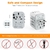 Imagen de Adaptador de Viaje Universal TESSAN 5 en 1 USB C 3A