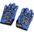 Imagen de Casco SLMOTO para Niños Calavera Azul + Gafas y Guantes