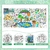 Imagen de DDMY Póster Gigante para Colorear Playa de Verano 182x90 cm