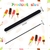 Imagen de 30 Palitos de Acrílico Reutilizables Romooa 11.43 cm Negro