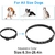 Imagen de Correa de Nylon para Perros YLSF 2mm 66cm Ajustable Negra