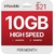 Imagen de Plan Prepagado Infimobile 6 Meses 10GB Ilimitado 4G/5G