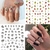 Imagen de 9 Hojas de Pegatinas de Uñas 3D Flores Baoximong