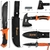 Imagen de Juego de Supervivencia NedFoss: Machete 38cm, Hacha 25cm, Cuchillo 25cm