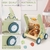 Imagen de Andador de Madera Montessori Takeeyce Verde 2 en 1 para Bebés