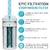 Imagen de Botella de Agua Aislada Epic Water Filters Vostok 34oz Acero Inoxidable