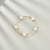 Imagen de Brazalete de Perlas Blancas Elegance 11 Diseños 17.78 cm