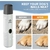 Cortador de Uñas para Perros PAPIFEED Blanco Recargable