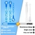 Varitas de Burbujas Azules Eyourlife - 50 Pcs DIY Baby Shower