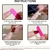 Uñas Postizas Almendra Mediana YOLEZI 24 Pcs Diseño Floral