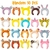 Diademas Inflables de Animales MALLMALL6 50 Piezas para Fiestas