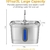 Fuente de Agua Automática para Gatos SEIRMEP 3L Acero Inoxidable