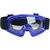 Casco SLMOTO para Niños Calavera Azul + Gafas y Guantes