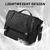 Bolsa Mensajera Táctica Unisex Negra para Laptop 14"