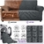 Funda de Sofá Universal ZNSAYOTX 72-92" Gris Oscuro