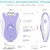 Epilador Inalámbrico VOGOE HR310 4-en-1 21 Pinzas Púrpura
