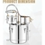 Destilador de Alcohol Giantex 5 Gal 3 Ollas Acero Inoxidable