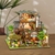 Kit de Casa de Muñecas DIY PINYUE Patio de Primavera 1.44 kg