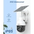 Cámara de Seguridad Solar AOSU C9L 2K Inalámbrica 360° - Paquete de 2