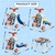 Andador QDRAGON 5 en 1 para Bebés 12+ Meses Azul Marino - comprar online
