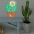 Luz de Neón LED Cactus Verde Mllusxg 42.5x29cm Decorativa en internet
