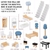 Casa de Muñecas de Madera Lil' Jumbl 3 Pisos con 17 Accesorios en internet