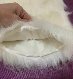 Polaina de Pelúcia Off White - loja online