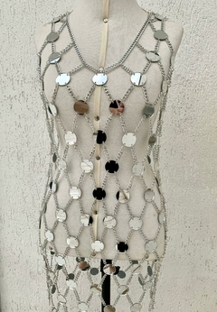 Vestido Reflexes Silver - loja online